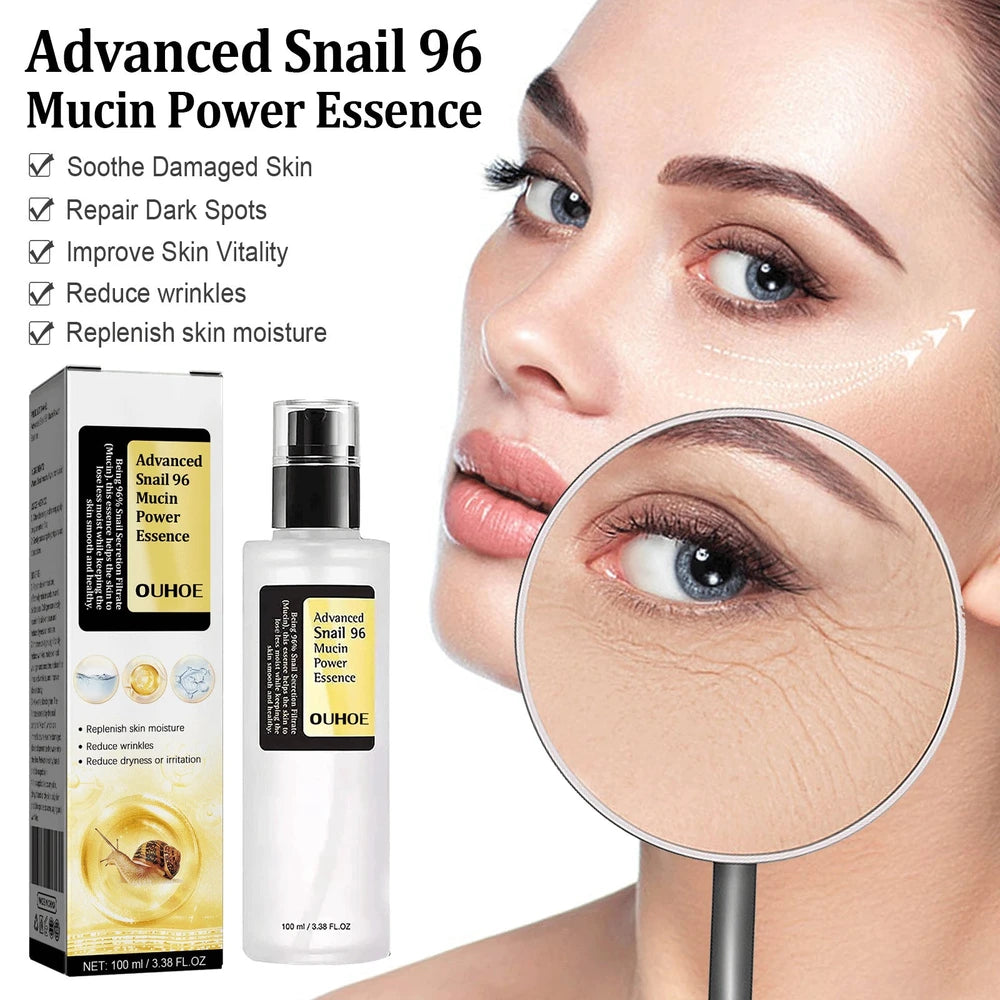 Sérum Facial de Baba de Caracol y Colágeno | Hidrata, Ilumina y Reafirma | 100ml | Advanced Snail 96 Mucin Power Essence