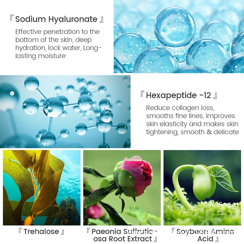 Sérum Facial con Ácido Hialurónico Antiedad – Hidratación Profunda y Poros Minimizados