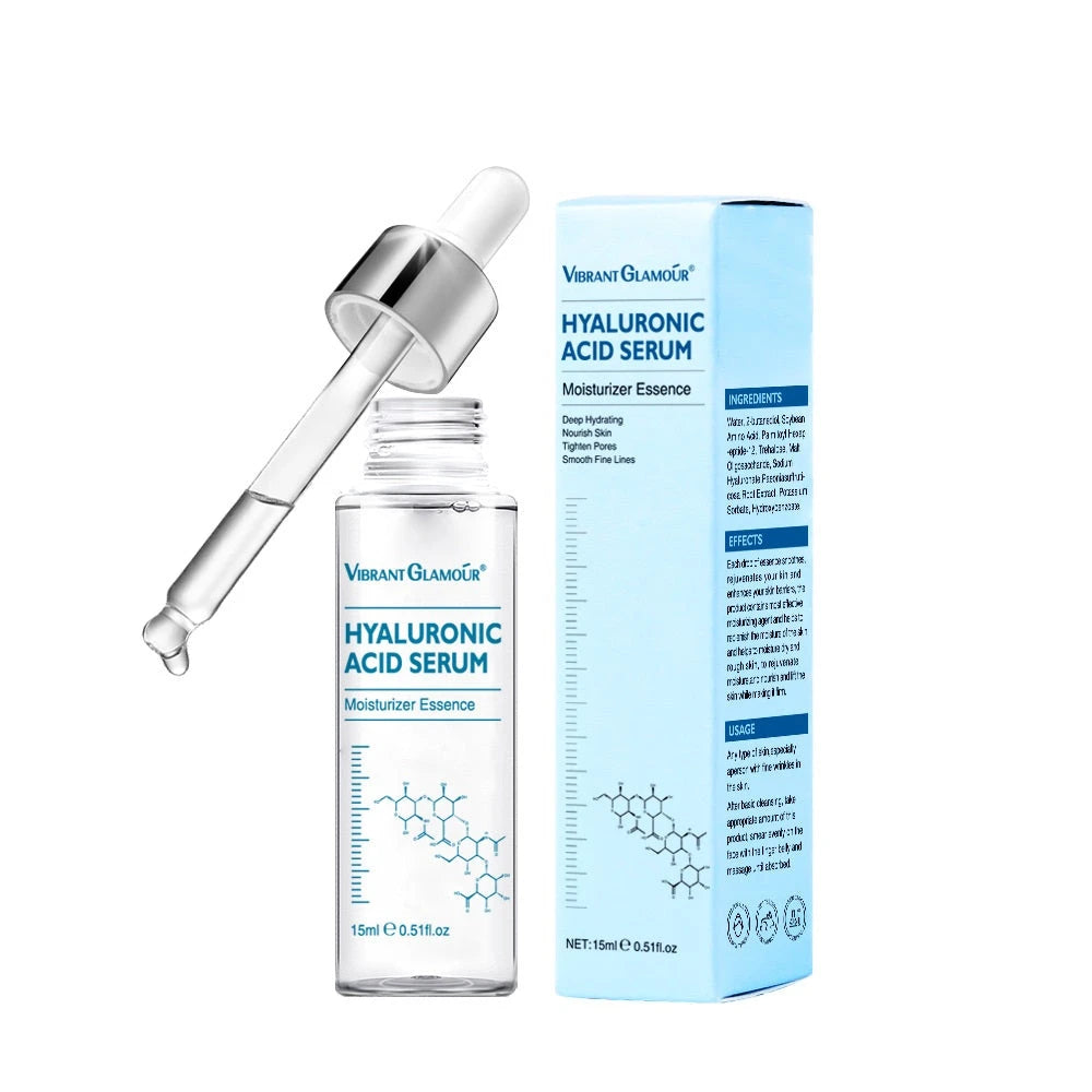 Sérum Facial con Ácido Hialurónico Antiedad – Hidratación Profunda y Poros Minimizados