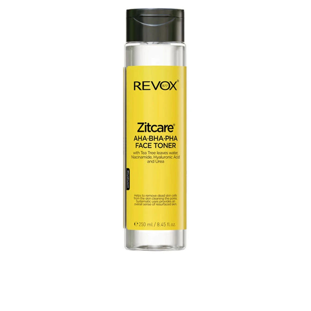 Tónico Facial AHA BHA PHA | Exfoliante Químico Anti-Acné y Poros | Revox B77 Zitcare 250ml