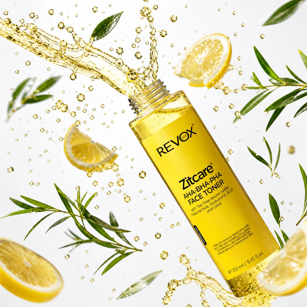 Tónico Facial AHA BHA PHA | Exfoliante Químico Anti-Acné y Poros | Revox B77 Zitcare 250ml