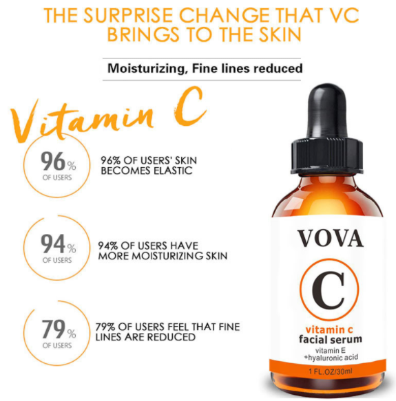 Sérum Facial Vitamina C | Iluminador, Hidratante y Antioxidante | con Vitamina E y Primrose | 30ml